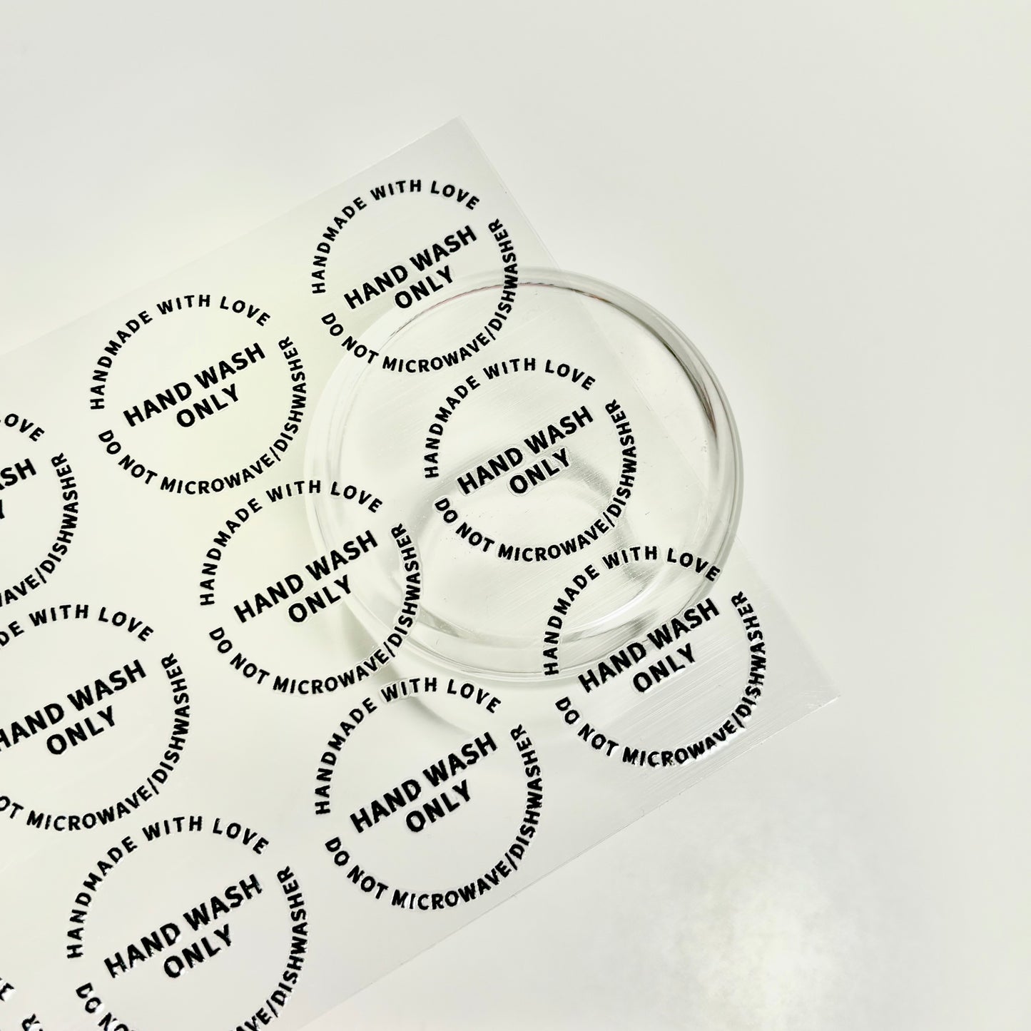 UVDTF Hand Wash Stickers