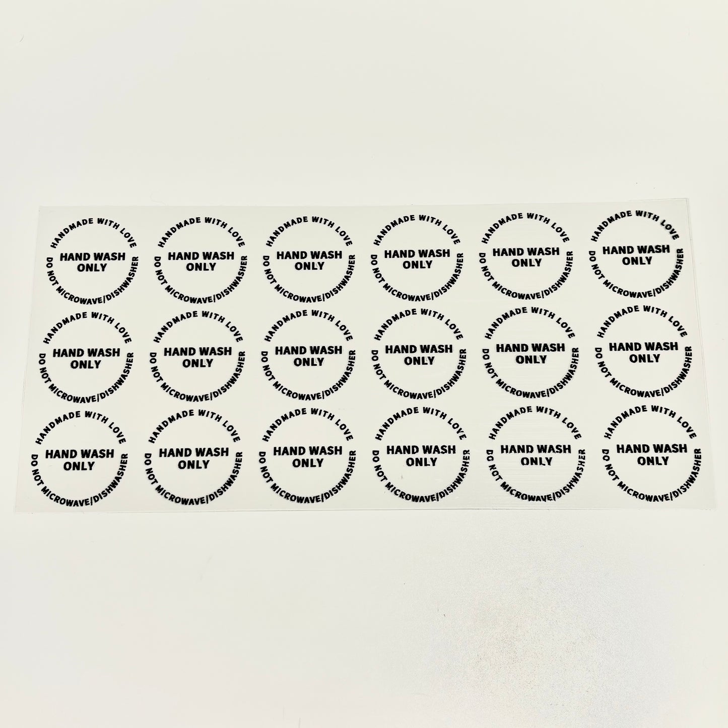 UVDTF Hand Wash Stickers