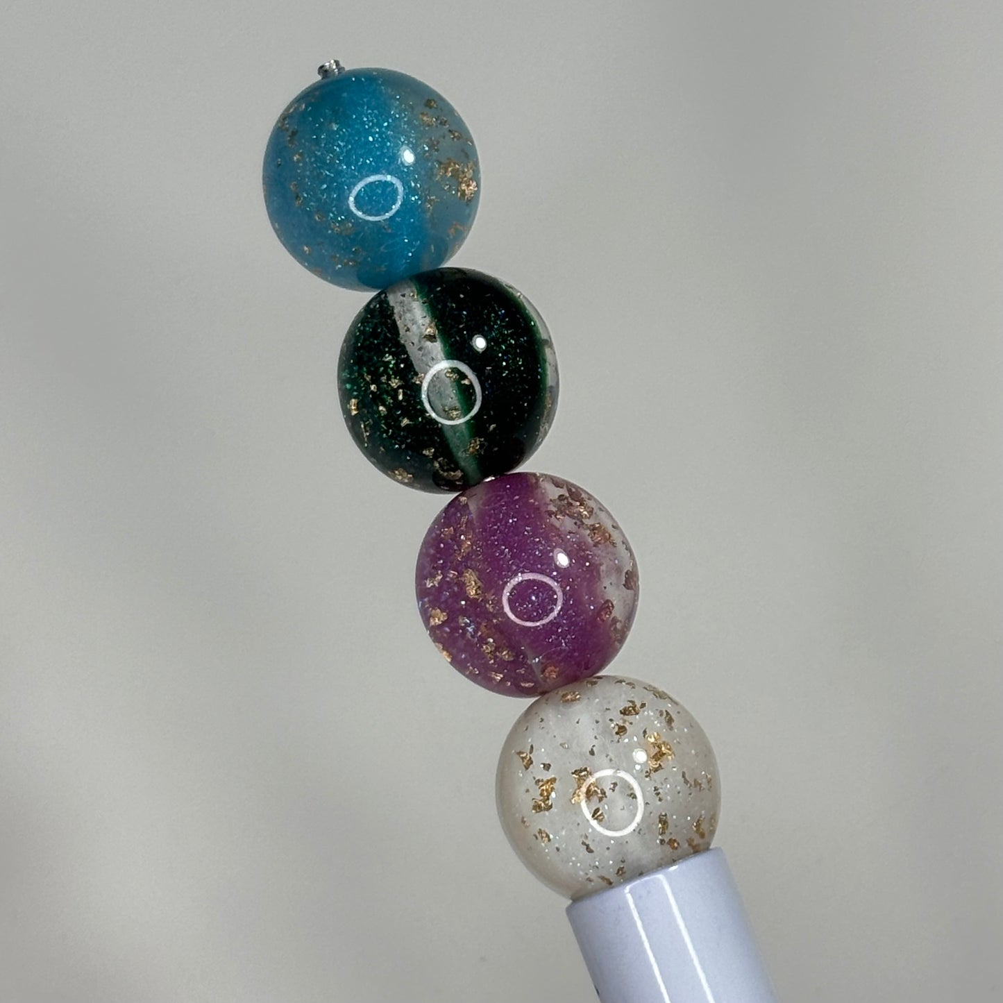 Gold Foil Beads