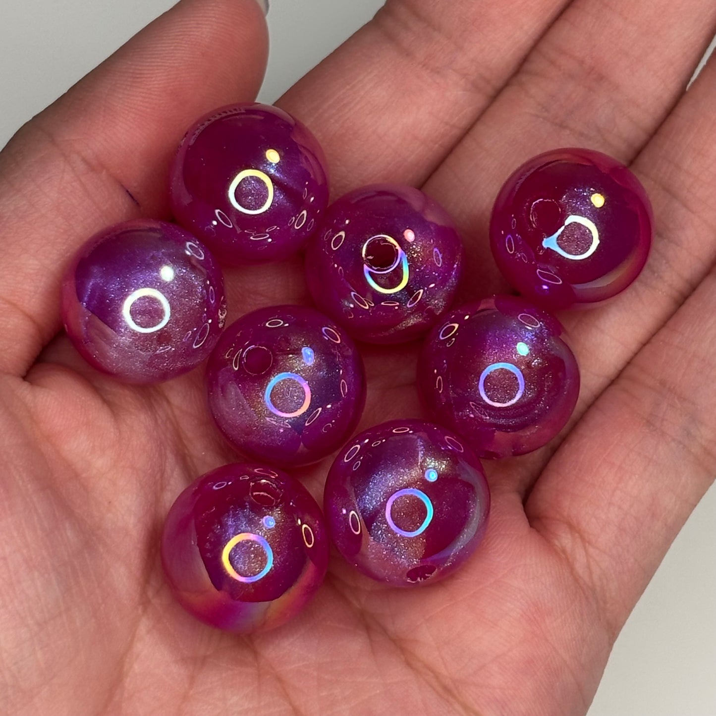 Hot Pink Beads