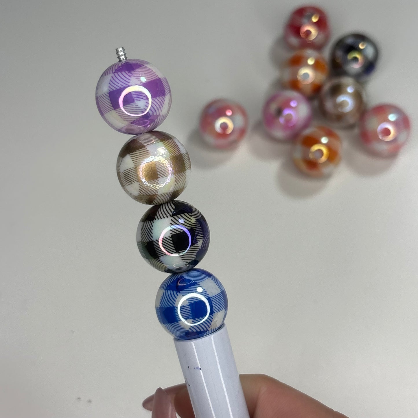 Plaid Beads Mix