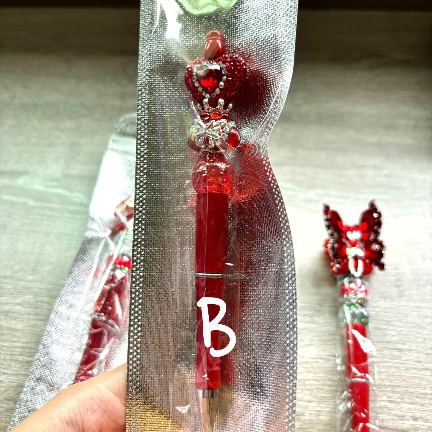 Beadable Pens - Red