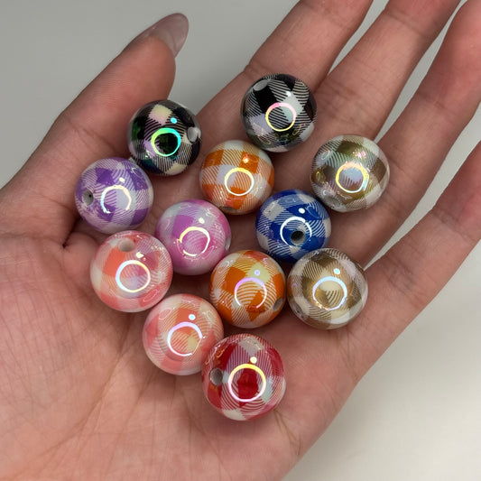 Plaid Beads Mix