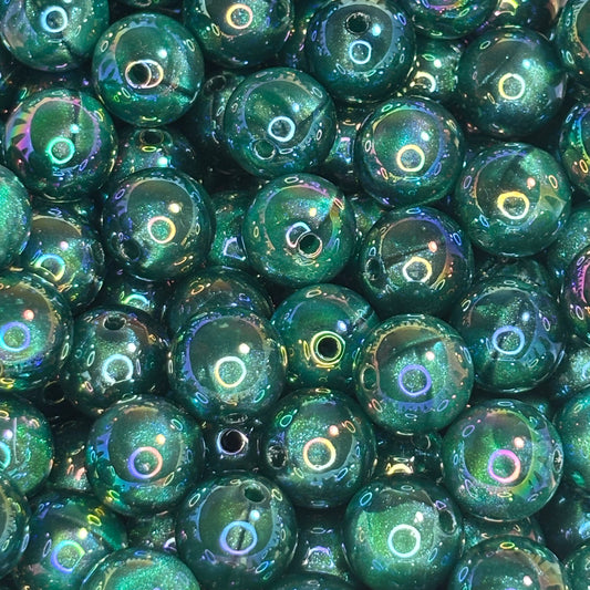 Dark Green Beads