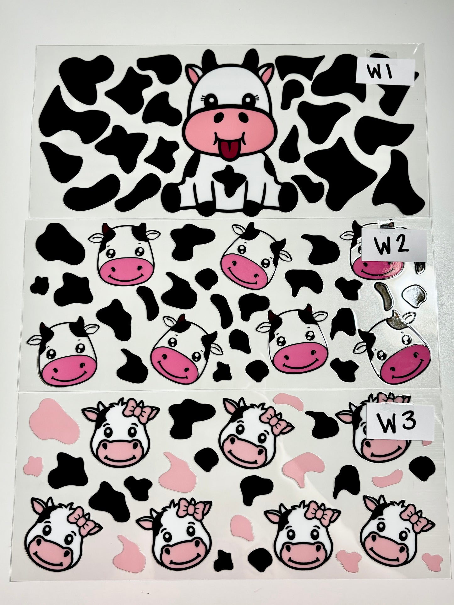 UVDTF Wraps Cows - W1-W14