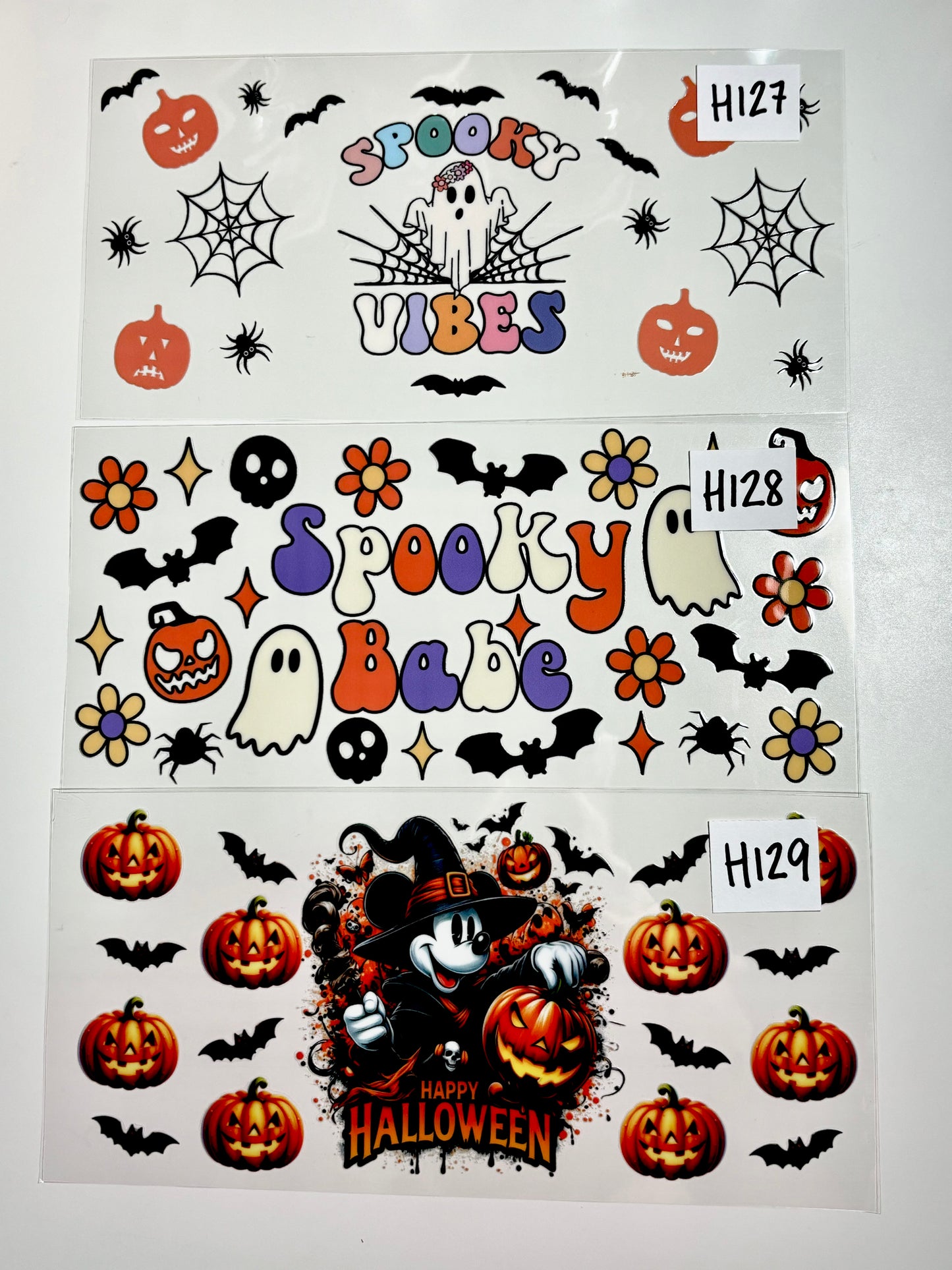 UVDTF Wraps Halloween - H70-H132