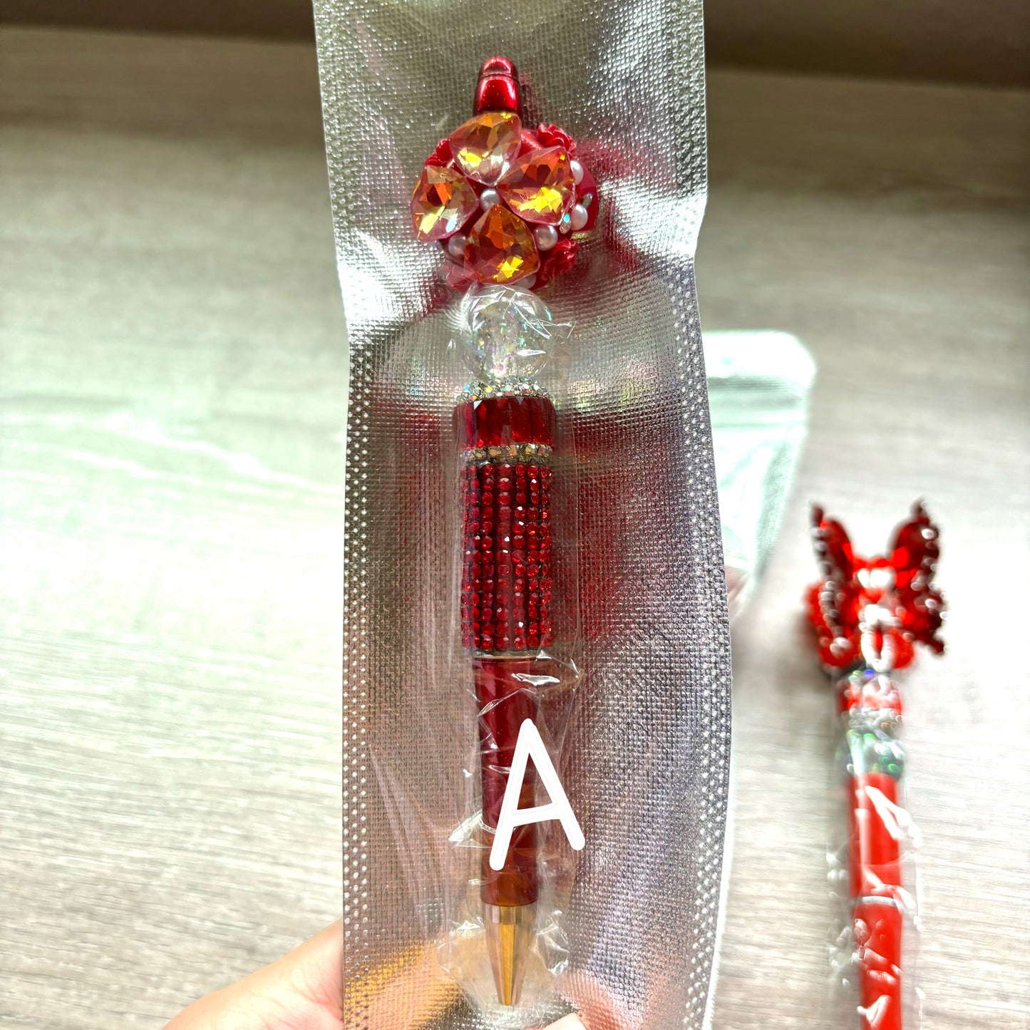 Beadable Pens - Red