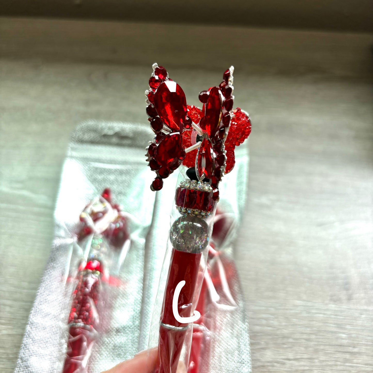 Beadable Pens - Red