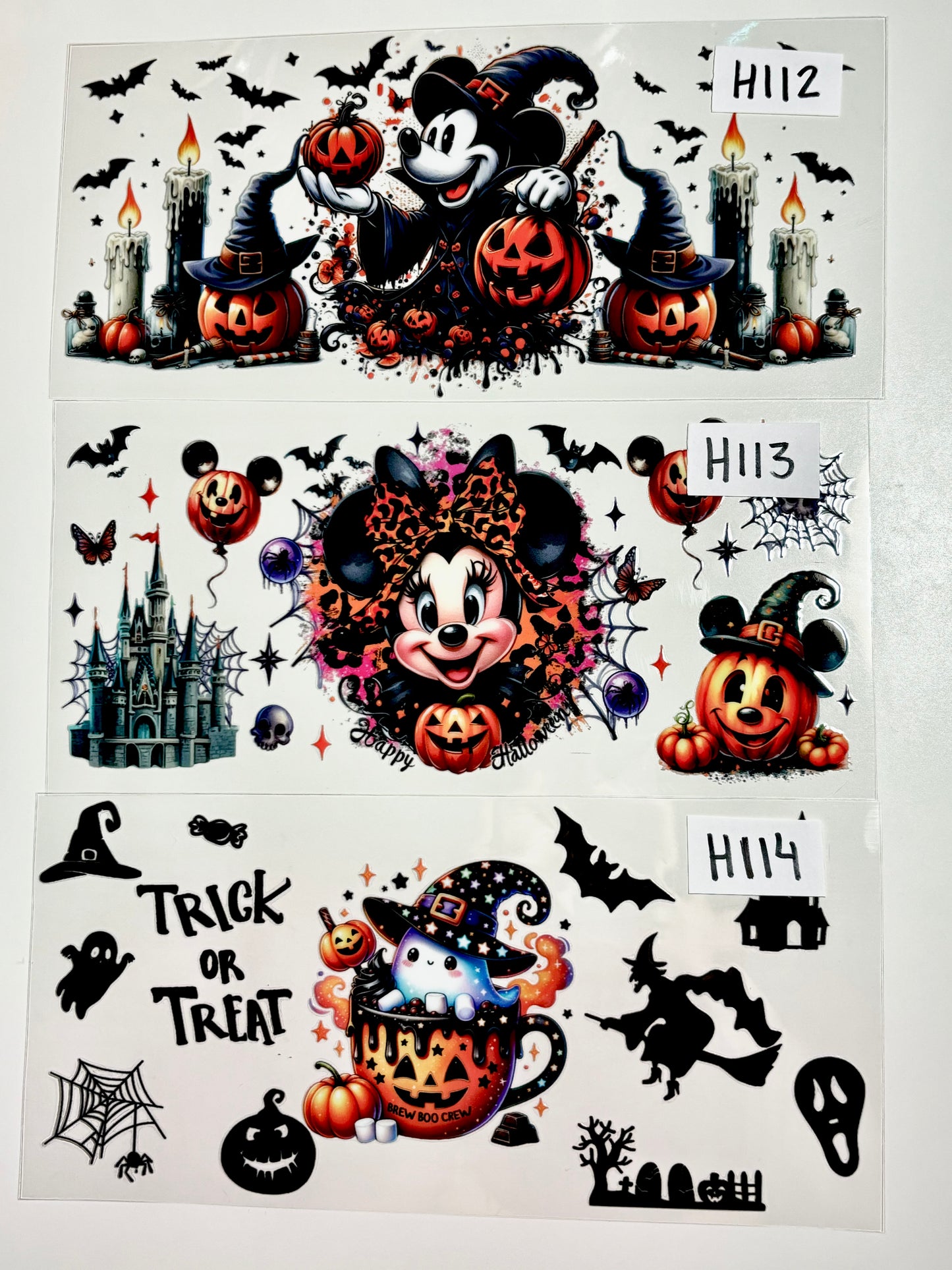 UVDTF Wraps Halloween - H70-H132